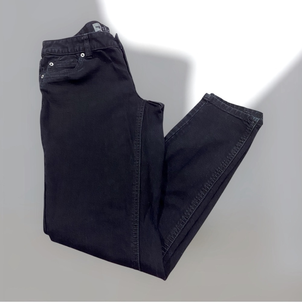 Mossimo Supply Co. Skinny Jeans Size 10 Black Classic Stretch Denim Mid Rise
